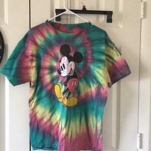 Mickey Mouse tie dye tee